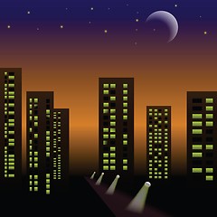 Image showing night city