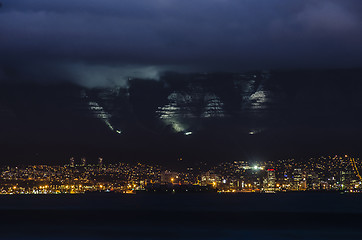 Image showing Cape Town By Night, Western Cape.