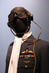 Image showing RCAF officer's dress tunic on display at the Greenwood Aviation