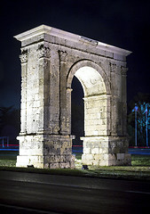 Image showing Triumphal arch of Bera in Tarragona, Spain.