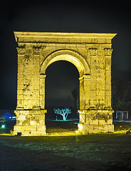 Image showing Triumphal arch of Bera in Tarragona, Spain.