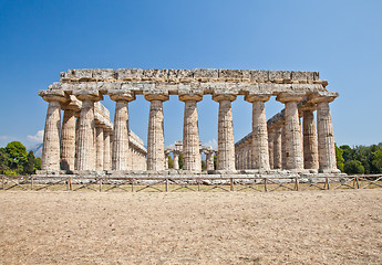 Image showing Paestum temple - Italy