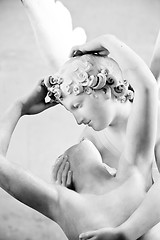 Image showing Psyche revived by Cupid kiss