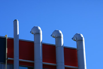 Image showing Metal pipes