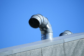 Image showing Metal pipe