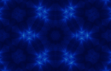 Image showing Dark blue abstract background