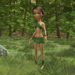 Image showing Forest Elf Girl
