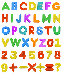 Image showing Child's ABC Letters