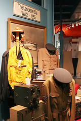 Image showing Uniforms on display at the Greenwood Aviation Military Museum, N
