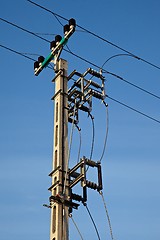 Image showing Electric line