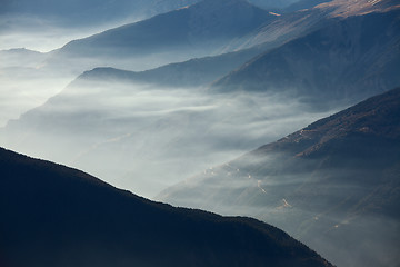 Image showing Mountain mist