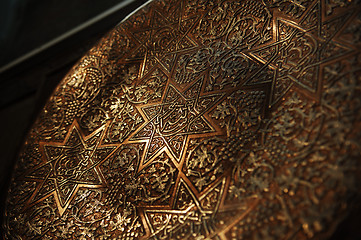 Image showing copper-made metal plate