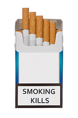 Image showing Pack of smoking kills cigarettes