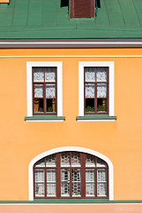 Image showing House facade with windows.