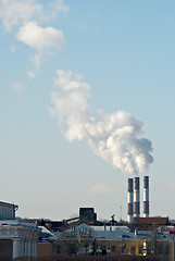 Image showing Smog and sky.