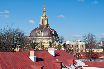 Image showing The dome of the cathedral.