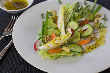 Image showing Salad of spring vegetables