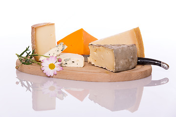 Image showing Cheese board