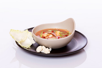 Image showing Cauliflower creamy soup