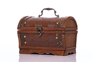 Image showing Wooden treasury case