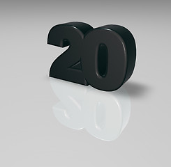 Image showing number twenty