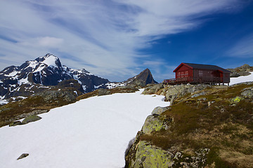 Image showing Norwegian mountain hut