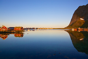 Image showing Lofoten at night