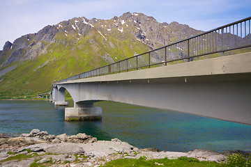 Image showing Bridge on Lofoten