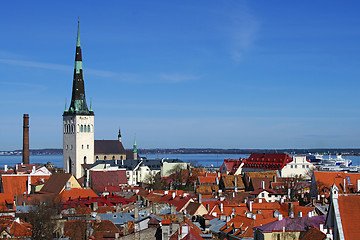 Image showing Roofs of old city