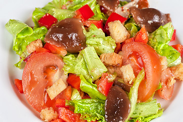 Image showing Mushrooms salad