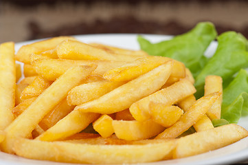 Image showing Golden potatoes fries