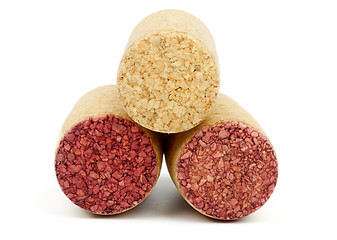 Image showing Three Wine Corks
