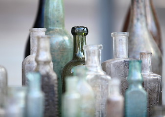 Image showing Antique bottles