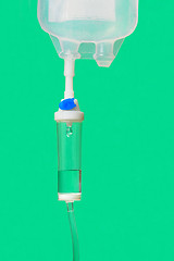 Image showing IV Bag and Drip Chamber