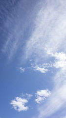 Image showing l blue sky and white clouds 