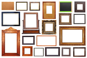 Image showing large collection of frames