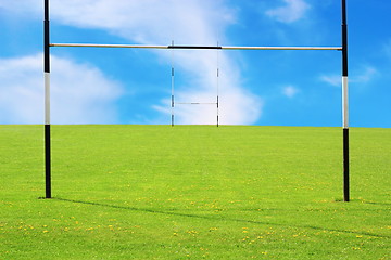 Image showing rugby field