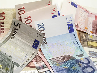 Image showing different euro currency 