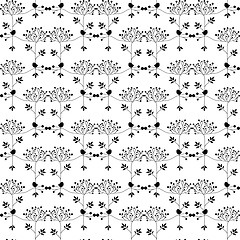 Image showing seamless floral pattern