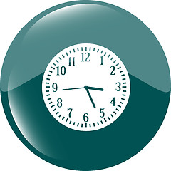 Image showing Clock icon button