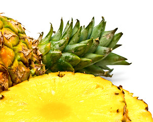 Image showing slices of pineapple