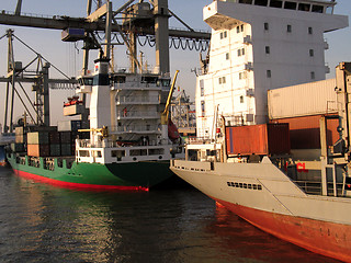 Image showing ships in dock