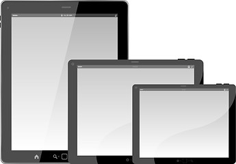 Image showing tablet computer isolated on white background