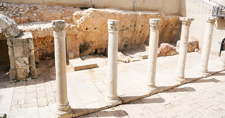 Image showing Ruins in jerusalem