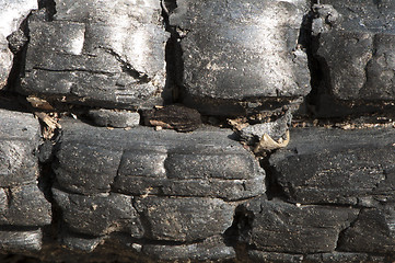 Image showing Close up coal