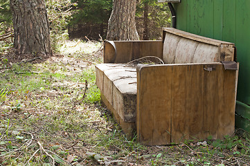 Image showing Sofa in the forest