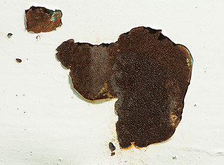 Image showing Rust and cracked paint.