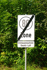 Image showing traffic sign speed limit