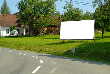 Image showing roadside billboard