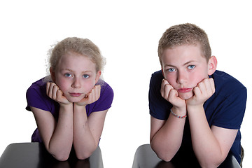 Image showing Bored kids